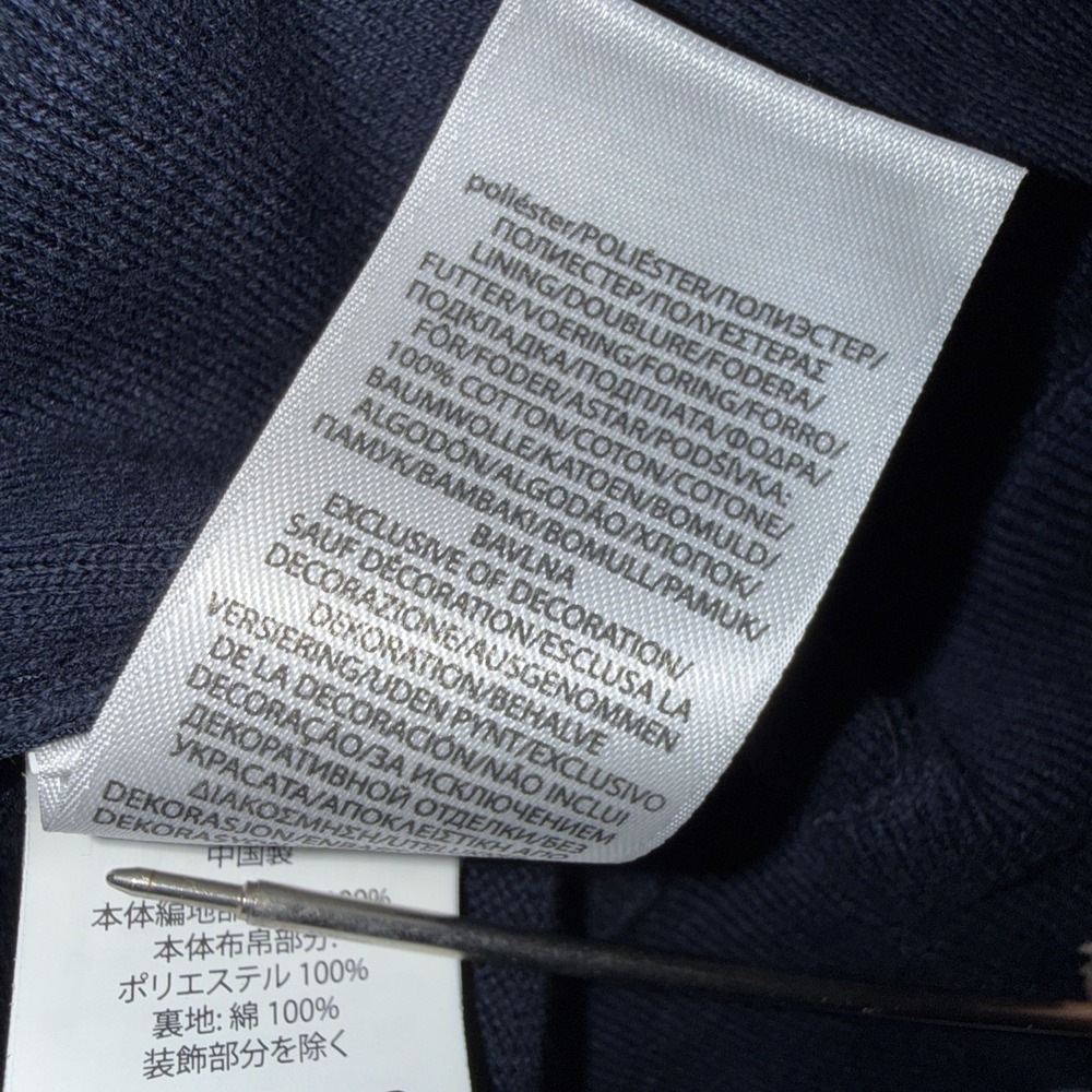 Polo Ralph Lauren Blue Hybrid Knit Nylon Full Zip Sweater Bomber Jacket XL - Picture 11 of 12